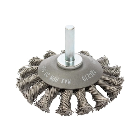 Walter Surface Technologies Allsteel 3 in. Mtd Saucer Brush 09C270